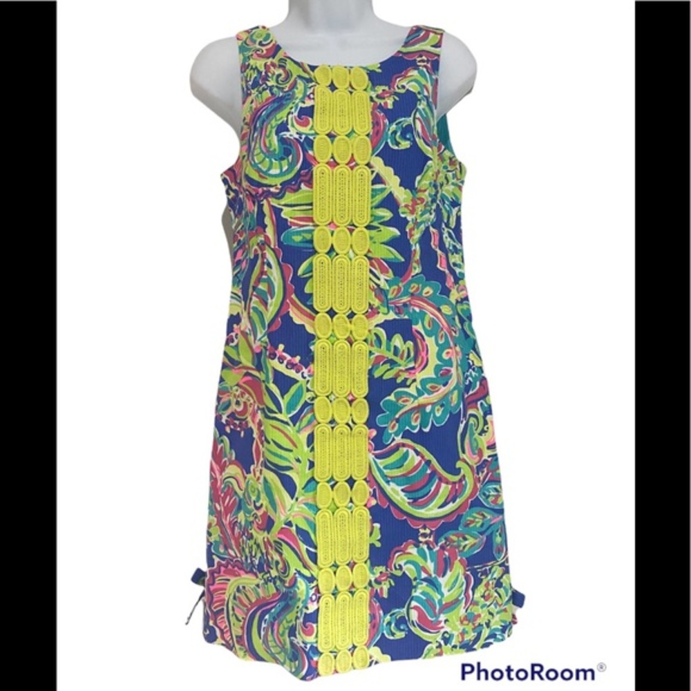 Lilly Pulitzer Colorful A-line Short Dress, Sz 2, Excellent Cond